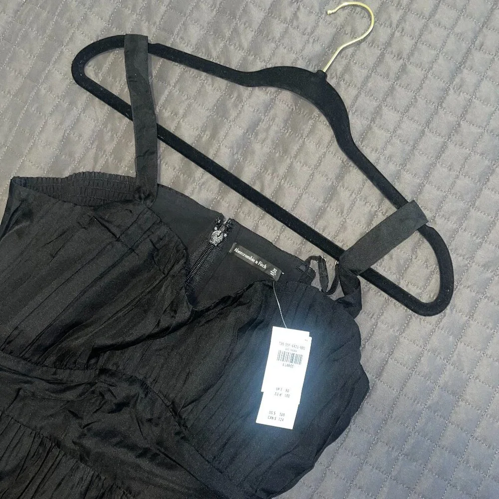 Abrecrombie Ruched Chiffon Mini Dress - Picture 3 of 5